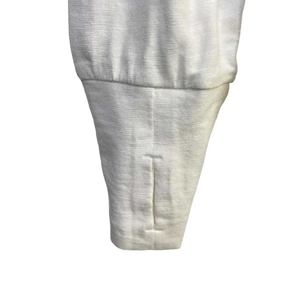 Cutter & Buck Knit Top S White Graphic Long Sleeve Athleisure Sporty Comfort NEW - Picture 4 of 13